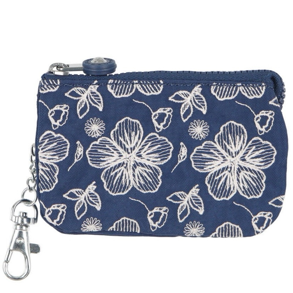 NWT - Kipling CREATIVITY MINI POUCH coin purse in Lace Flower embroidery